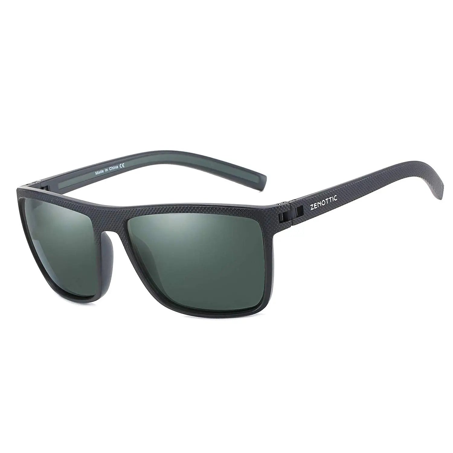 ZENOTTIC Fashion Polarized Sunglasses Shade for Women Men Lightweight TR90 Frame UV400 Protection Square Sun Glasses