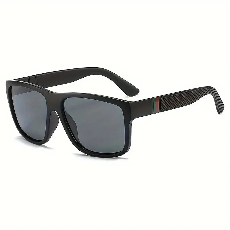 Fashion Square Polarized Sunglasses Men Vintage Plastic Male Sun Glasses Women Stylish Black Sport Shades UV400