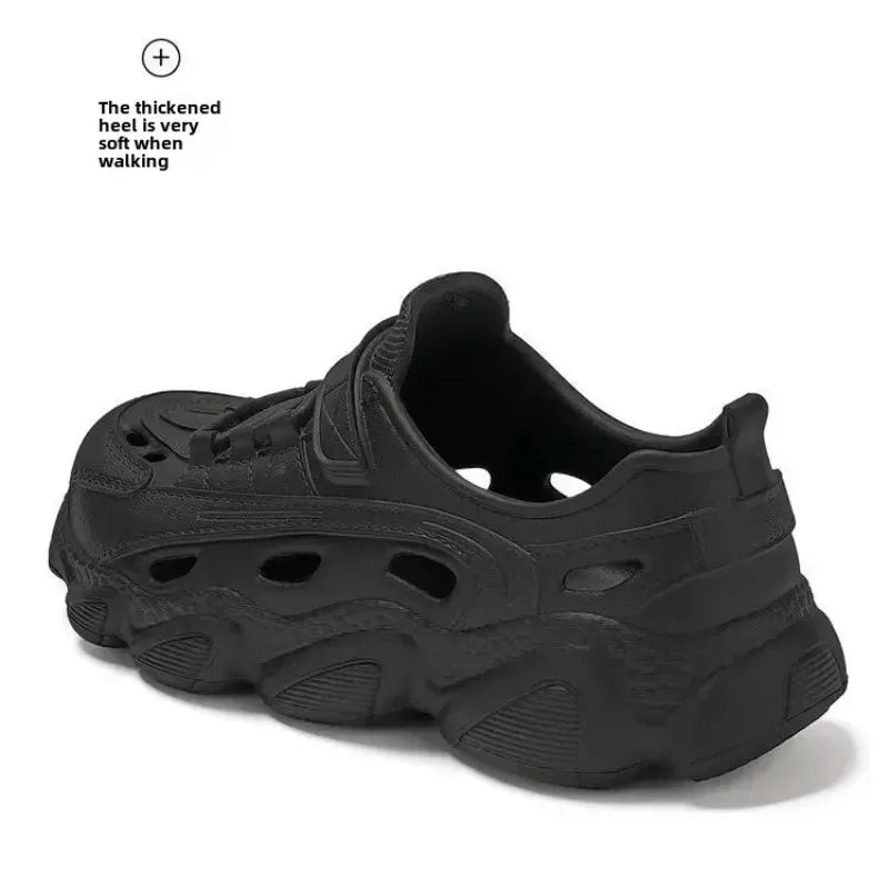 Outdoor Sports Slippers for Men and Women, Thick-Soled Eva Non-Slip Breathable Clogs, Fishing Beach Sandals for Men and Women