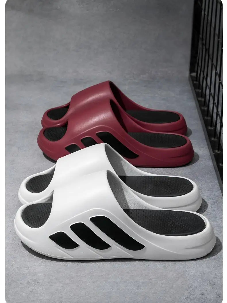 Women's Trendyy Outdoor Couple's Sandals Eva Non-Slip Wear-Resistant Slippers for Men and Women Indoor Home Silent Slippers