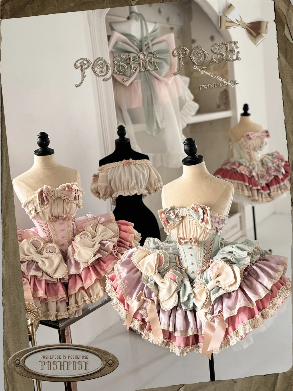 New Girls Birthday Lolita Dress 2026 Spring and Summer Women's Tube Top Satin Bowknot Slim Pettiskirt Short Mini Party Dress