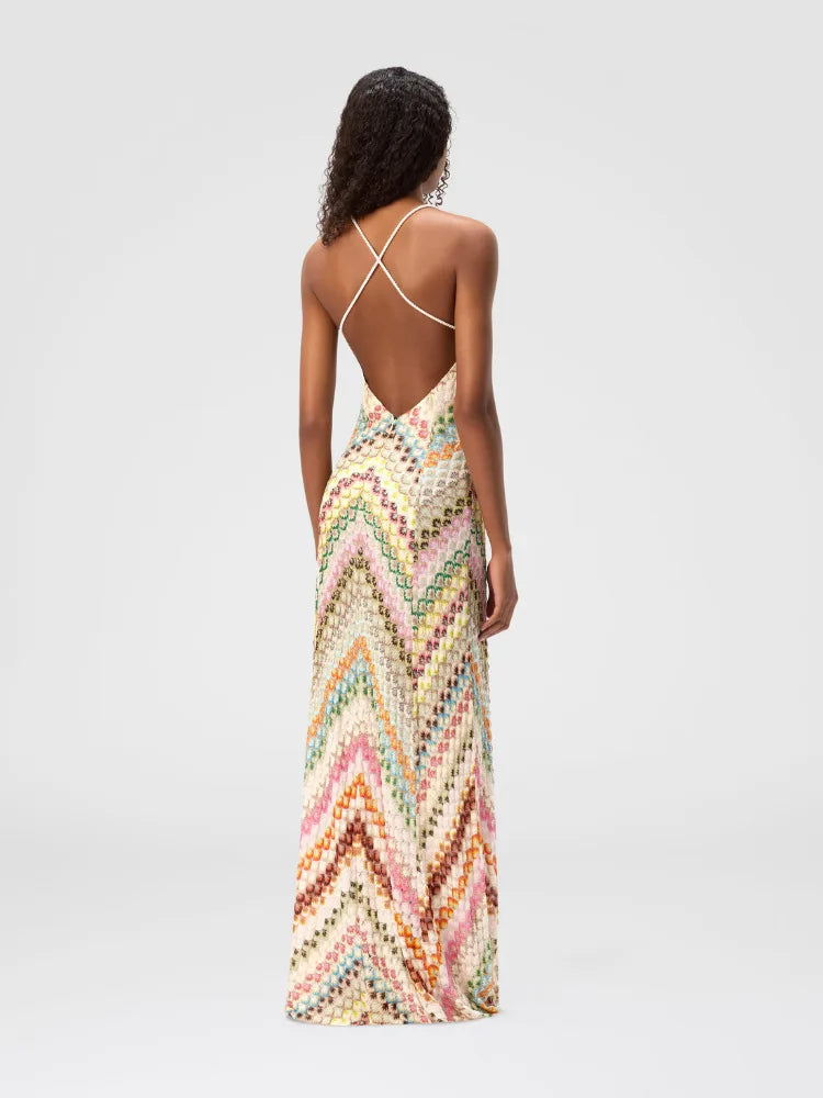 2026 New Style Dress Patchwork Long Gown Sexy Strap Dress Handmade Crochet Chic Woman 2025 Summer Dress Robe Vestido Women