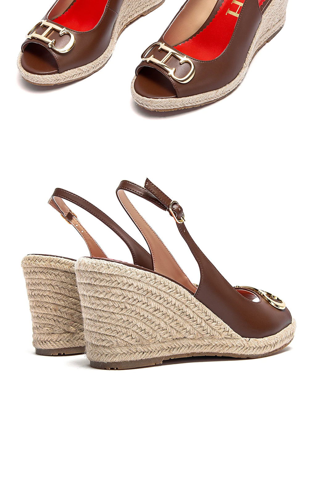 CHCH Women's Sandals Summer New Wedge Fish Mouth High Heel Open Toe Platform Summer Formal Shoes 8.5cm