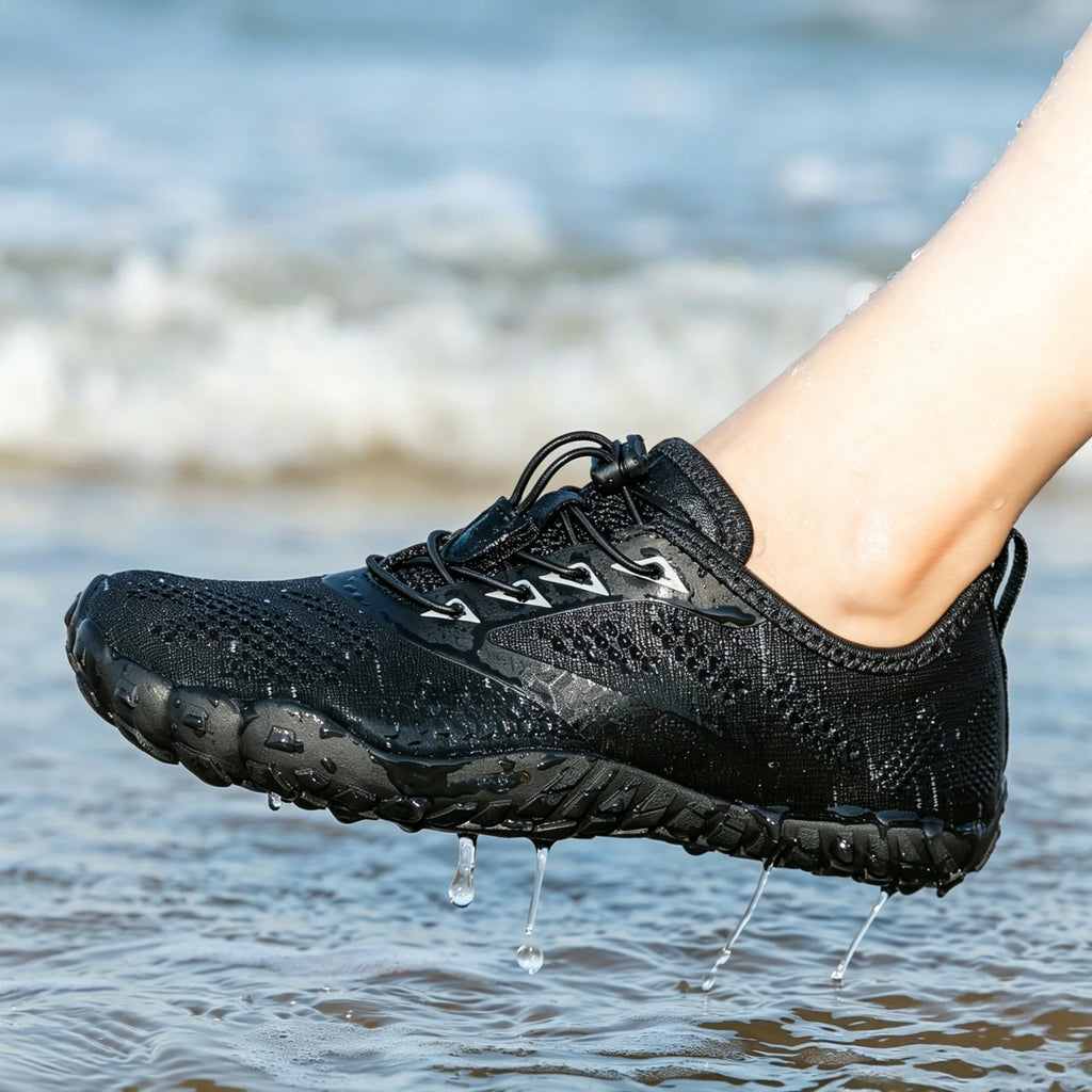 Wide Toe Zero Barefoot Shoes Mens Minimalist Water Shoes Breathable for Walking Rock Climbing Wrestling Trail Running Sneakers