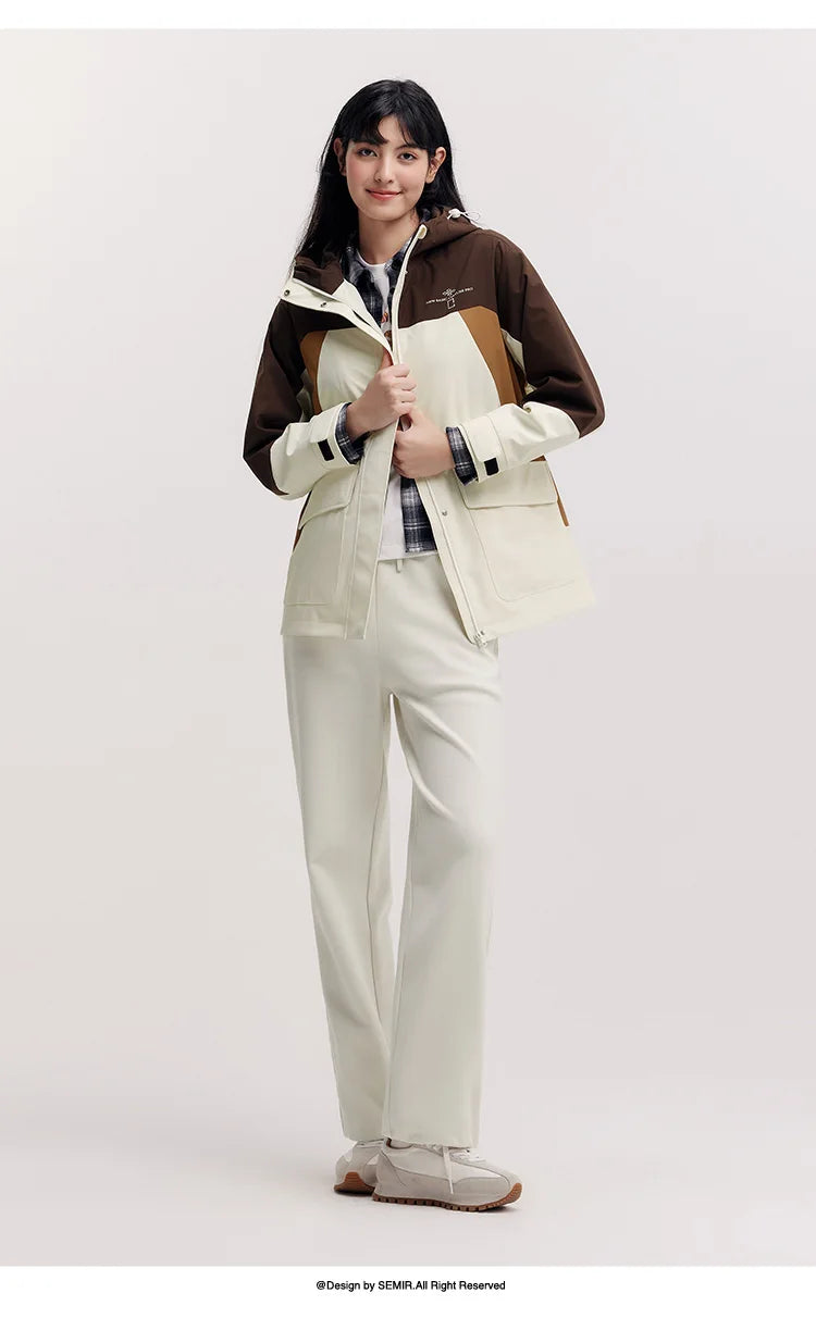 Semir Protective Outerwear Women 2025 New Spring Three-Proof Spring Outfit Warm Fashionable Jacket