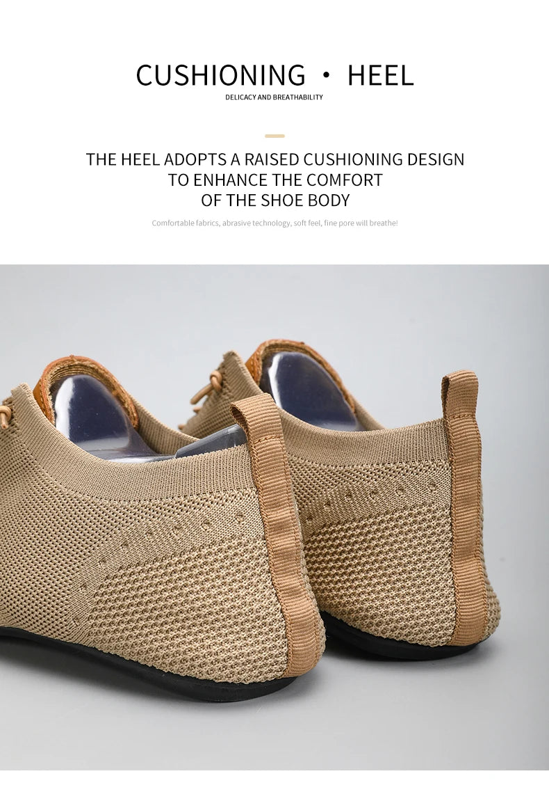 YRZL Men's Shoes Breathable Casual Driving Shoes Indoor Outdoor Men Shoes Loafers Lightweight Comfortable Soft Sole Walking Shoe