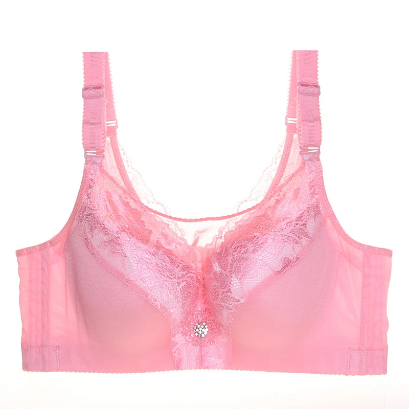 Big Size Push Up Bra 48G 50G 52G Plus Size Bralette Large Size Brassiere Female Bra Plus Size 40-52 Sexy Seamless Bras For Women
