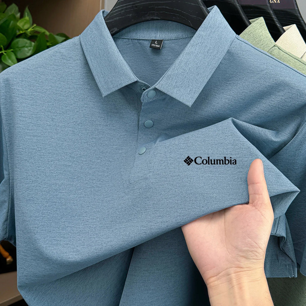 High end brand polo shirt classic letter embroidery men's short sleeved comfortable breathable and casual 2026 summer new Tshirt