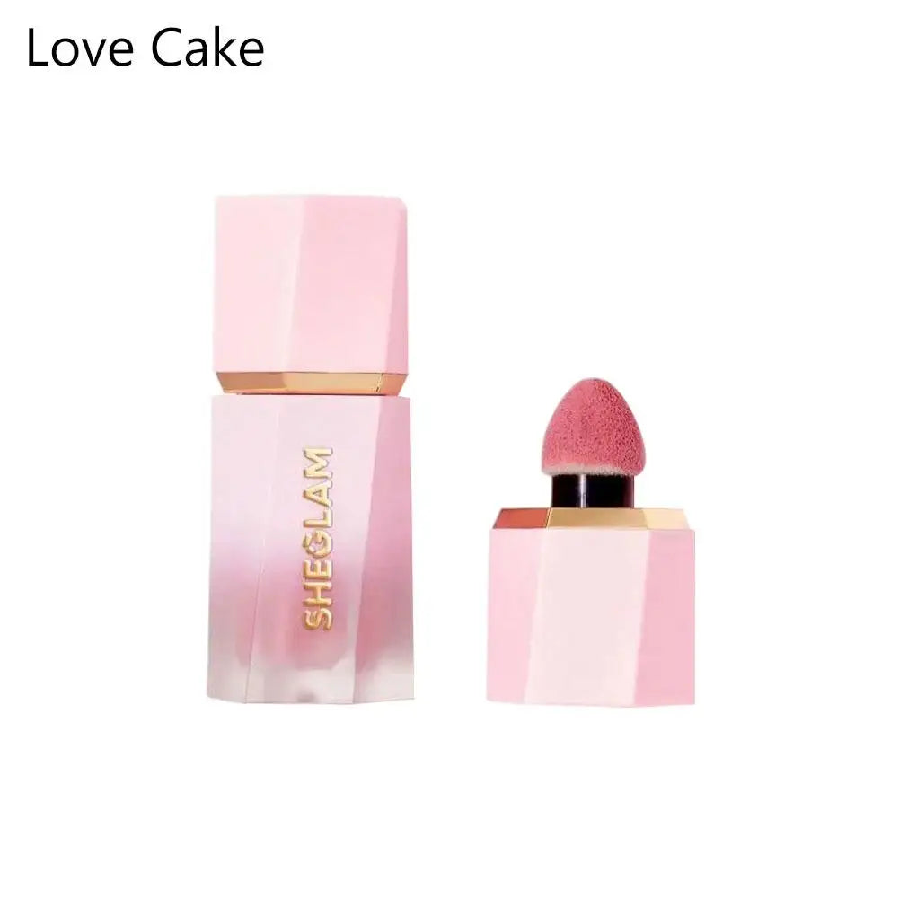 SHEGLAM Matte Liquid Blush Long-Lasting Korean Multi-Purpose Natural Blusher Waterproof Facial Nourishing Makeup Tool