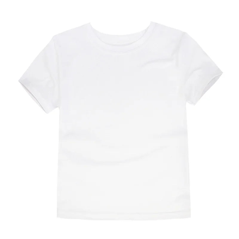 2-16 Years Boys Tshirts Cotton Short Sleeve Girls Clothes Summer Solid T-shirt Teenage Children Tees Kids Korean Top Baby  Cloth