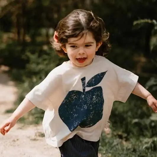 Child Tees Versatile Casual Sports T Pullover Shirt Toddler Brand New Cute Print Solid Tops 2023 Summer Costume For Girls Boys