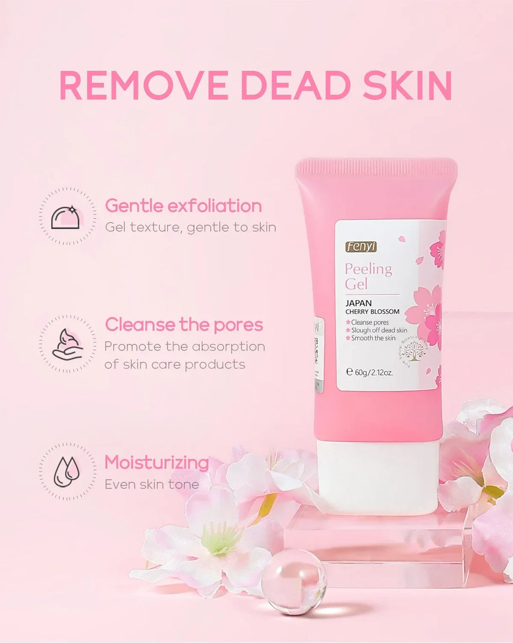 Face Deep Cleaning Exfoliating Gel Skin Care Whitening Moisturizer Repair Facial Scrub Skin Care
