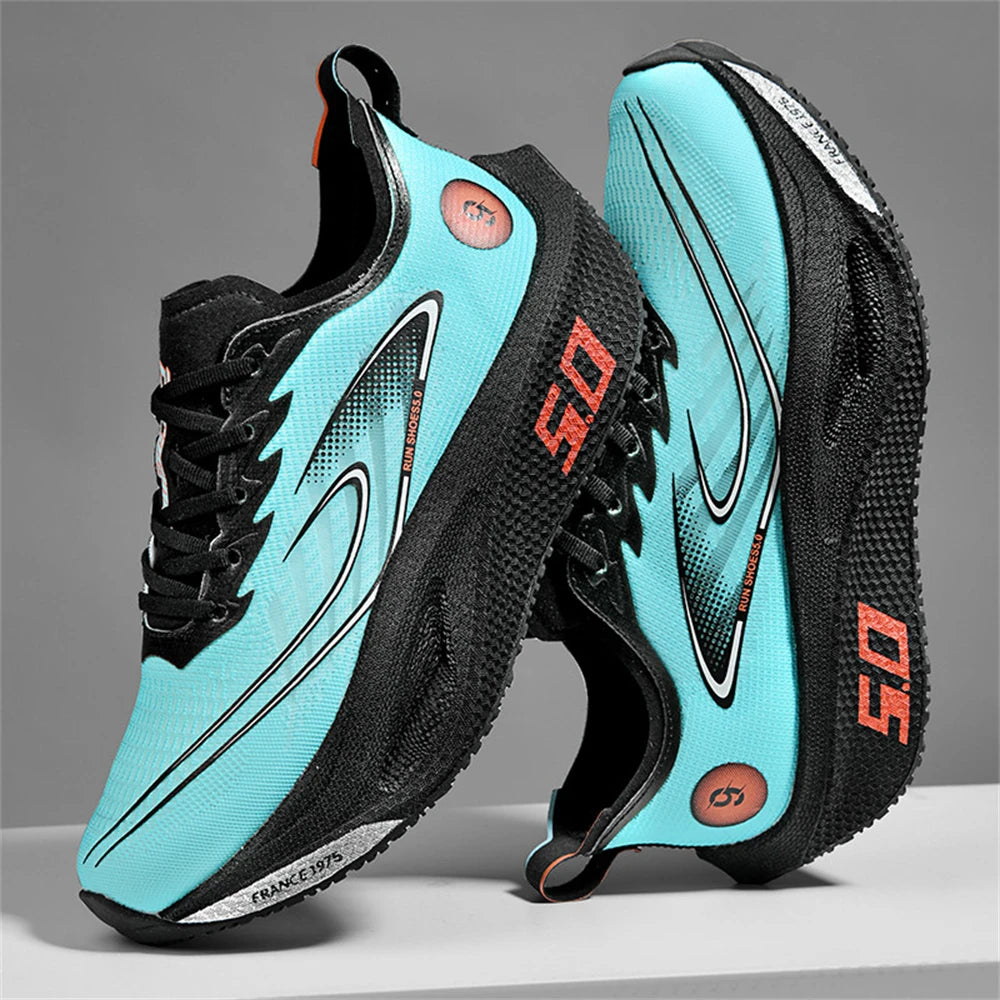 Men's Lightweight Breathable Mesh Training Running Shoes - Non-Slip, Casual Athletic Sneakers for Outdoor Sports & Jogging