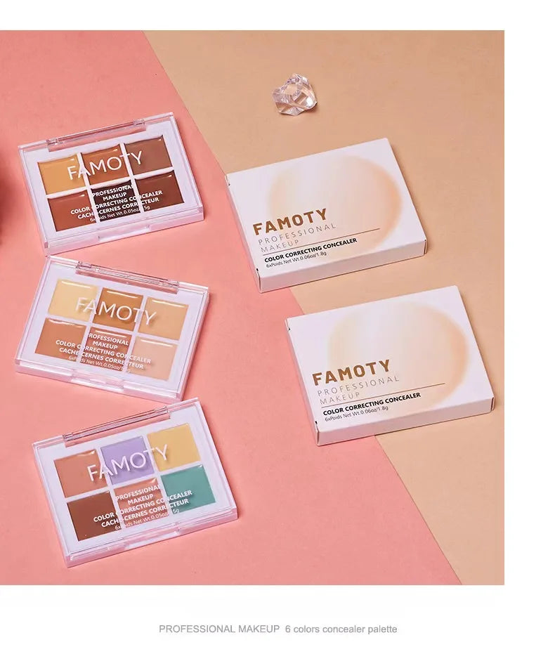 Nine-tone Concealer Spotty Acne Print Dark Eye Circles Tear Gap Brightening Skin Tone Lasts Forever