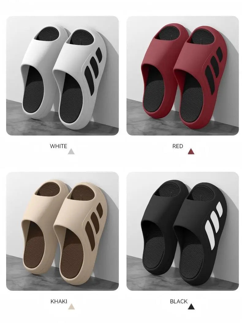 Women's Trendyy Outdoor Couple's Sandals Eva Non-Slip Wear-Resistant Slippers for Men and Women Indoor Home Silent Slippers