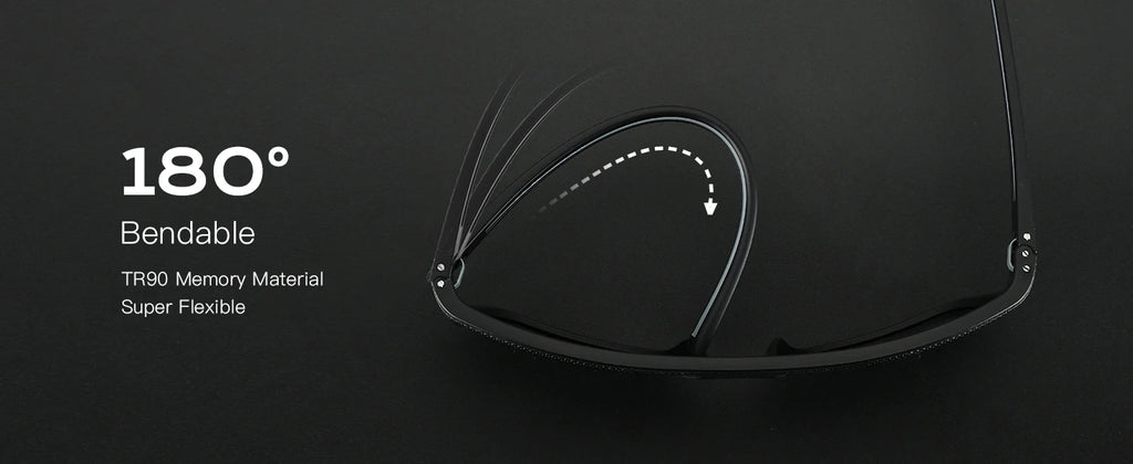 ZENOTTIC Polarized Sunglasses for Men Lightweight TR90 Frame UV400 Protection Square Sun Glasses