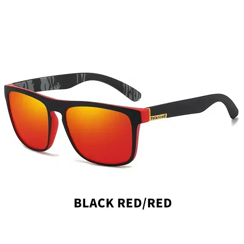 Fashion Sports Sunglasses Polarized UV Protection Personalized Glasses Square Frame Metal Men's And Women's UV400 Eyewear