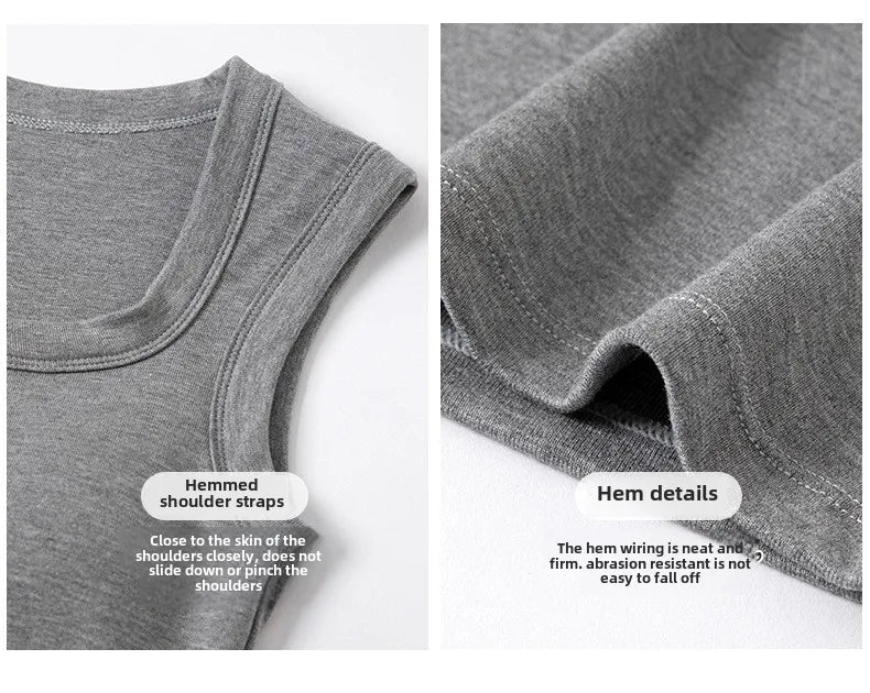 2026 New Wide Shoulder Strap Women's Vest with Chest Pad Summer All-match I-shaped Vest Slim Fit Base Top Fashion Outer Wear