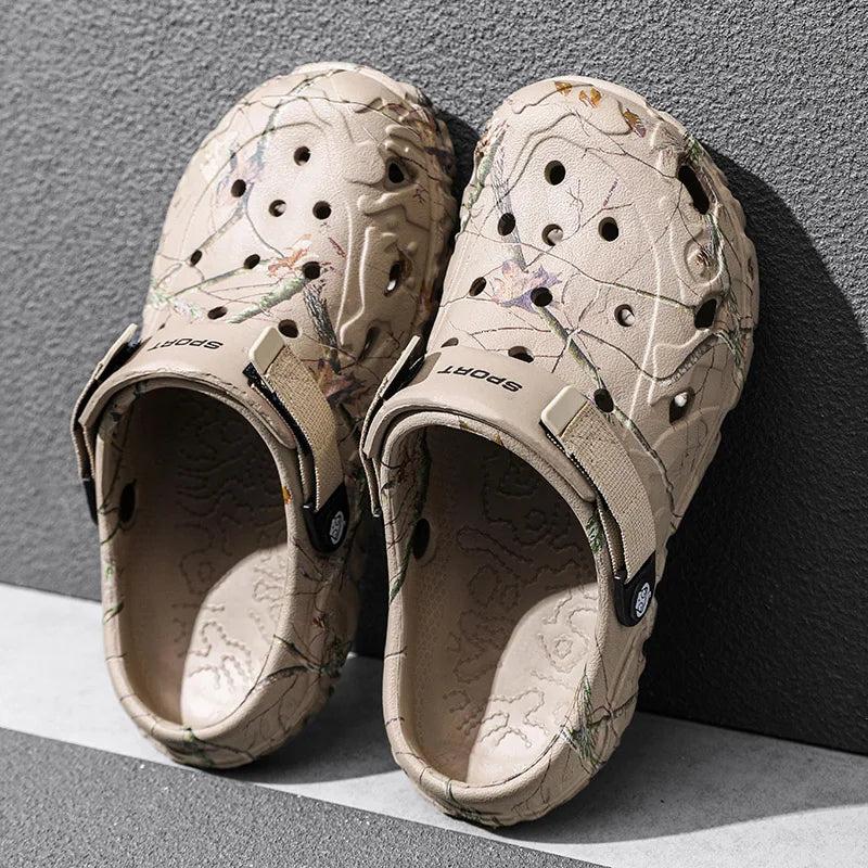 Summer Men Clogs Sandals Men's and Women's Leisure Slippers Beach Slides Home Garden Shoes Outdoor Sandals Plus Size 46 47 48