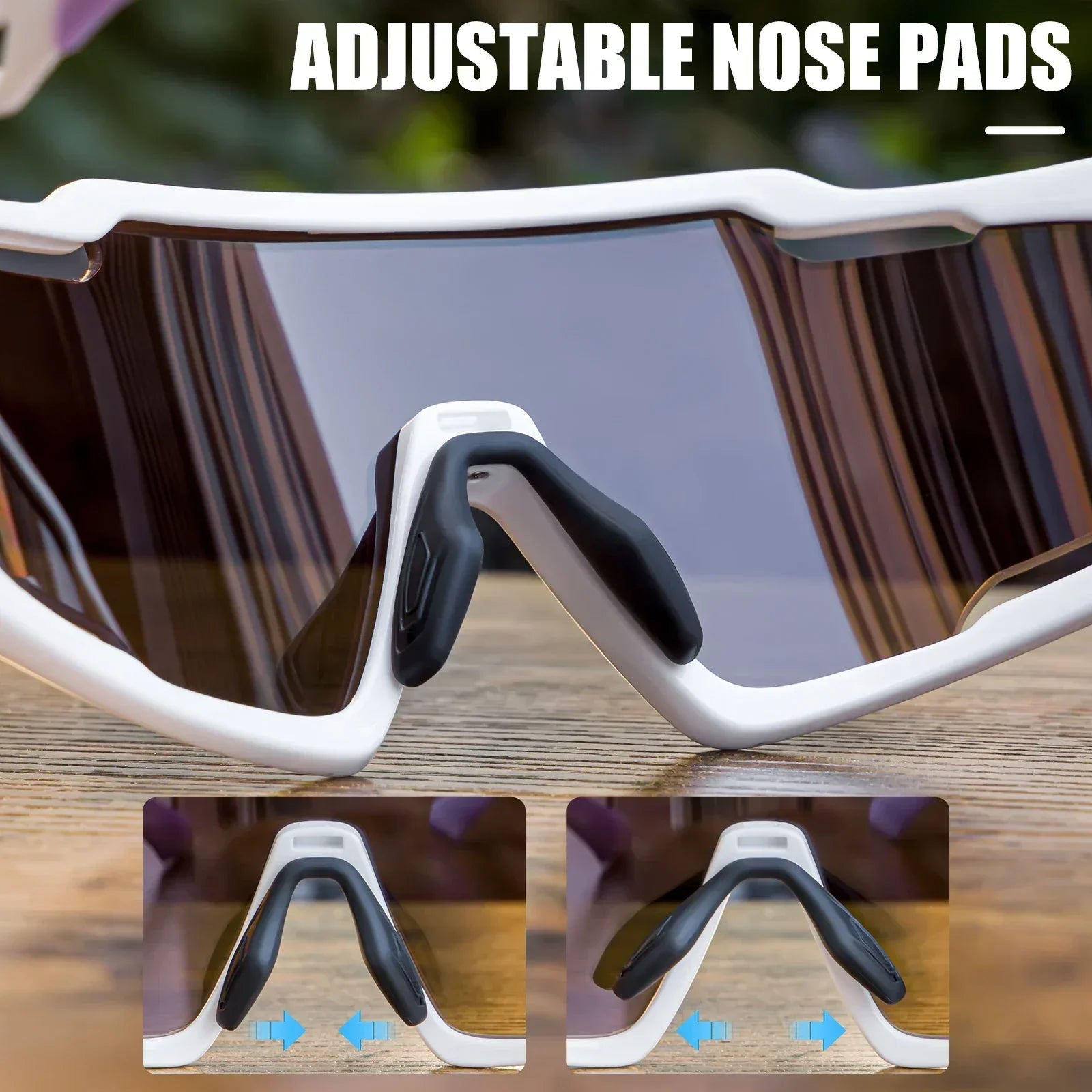 SCVCN Photochromic Sunglasses for Man Cycling Glasses MTB Riding Skating UV400 Fishing Goggles Woman Bike Bicycle Baseball 2026