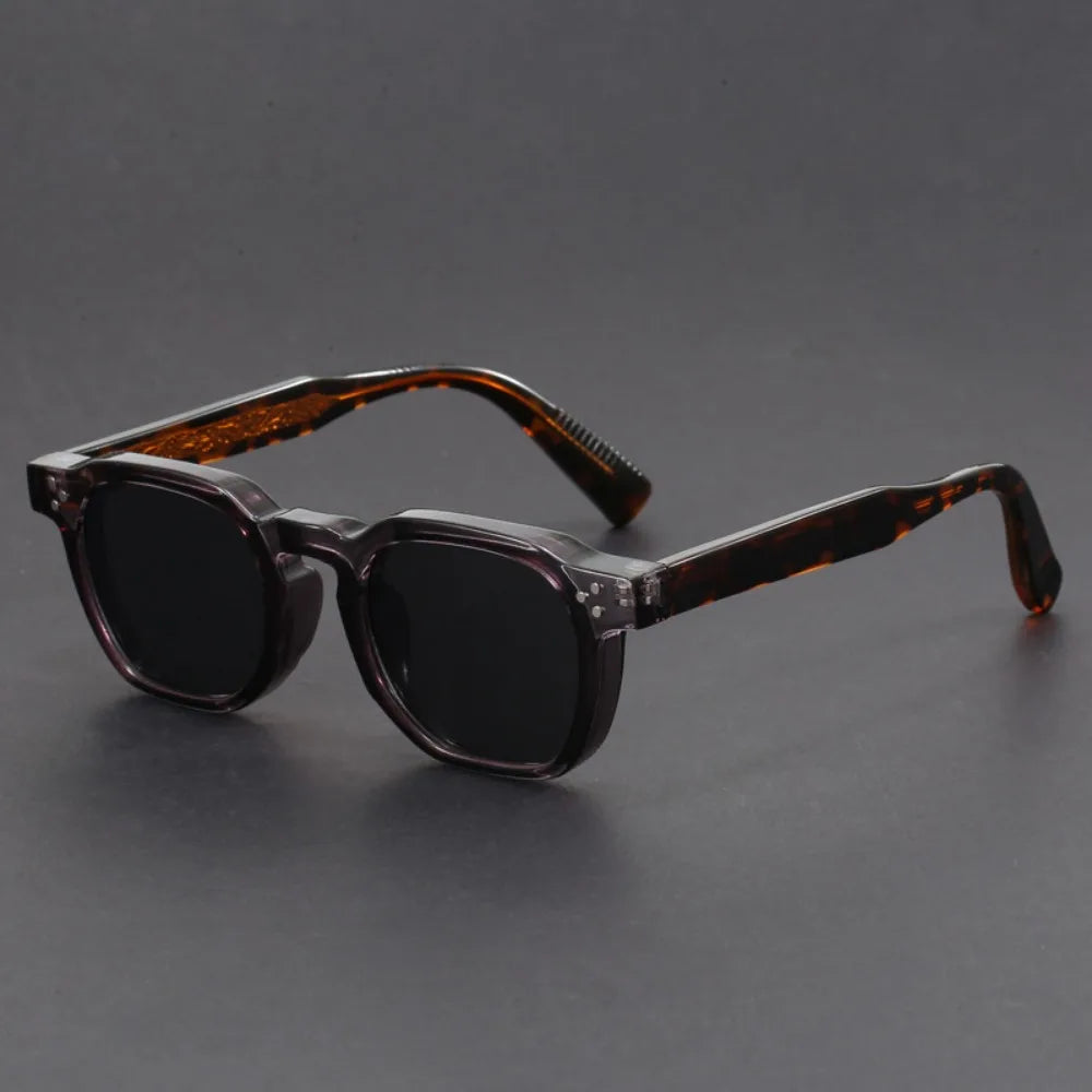 Boho Retro Polarized Sunglasses for Men Frame Polygonal Women's Sunglasses Outdoor High Quality Travel Glasses