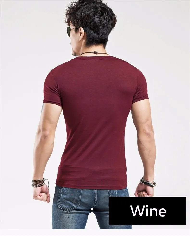 2026 MRMT Brand New Men T Shirt 10 colors Fitness Mens T-shirts V neck Man T-shirt For Male Clothing Tshirts S-5XL Tops Tees