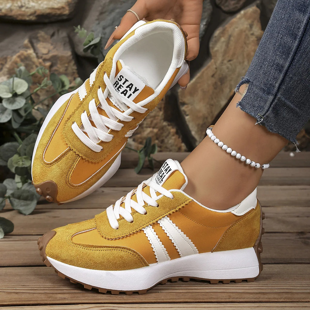 New 2025 Women Chunky Sneakers Platform Casual Fashionable Sneakers Lightweight Soft Bottom Running Shoes Summer Mesh Sneakers