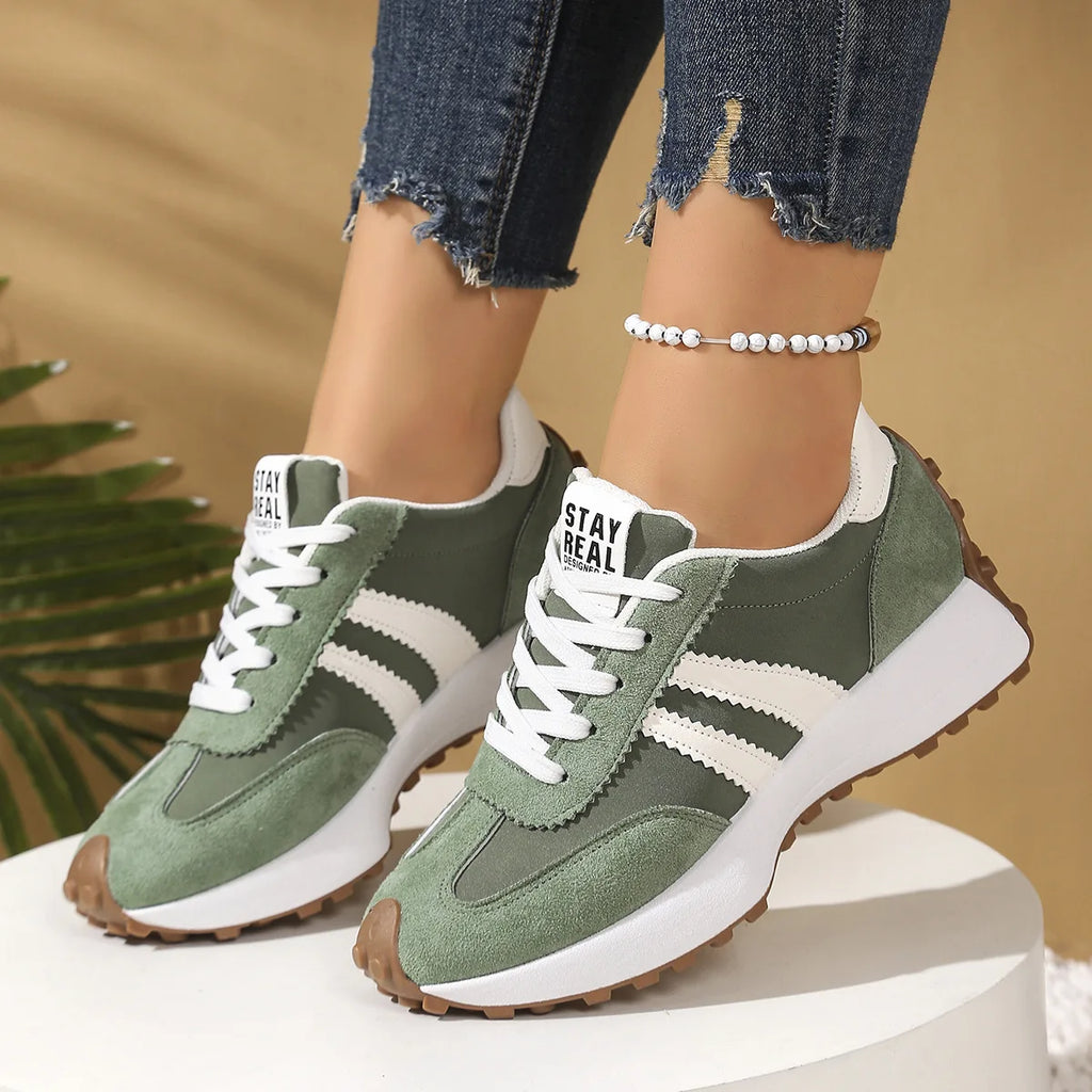 New 2025 Women Chunky Sneakers Platform Casual Fashionable Sneakers Lightweight Soft Bottom Running Shoes Summer Mesh Sneakers