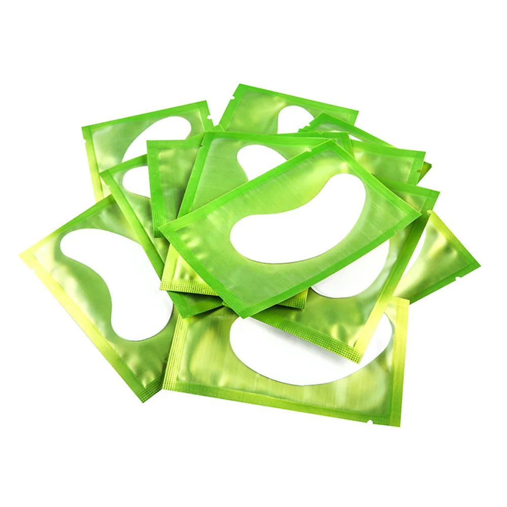 50Pairs/Lots Eyelash Extension Patch Under Eye Pads Hydrogel Patches For Extension Lint Free Stickers Eyelash patches Makeup