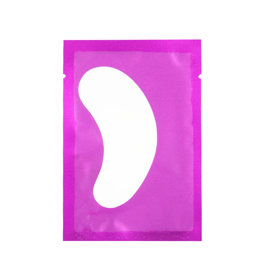 50Pairs/Lots Eyelash Extension Patch Under Eye Pads Hydrogel Patches For Extension Lint Free Stickers Eyelash patches Makeup