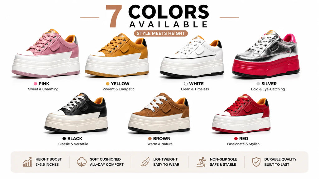 Fujin 9cm 3 inch comfortable platform sneakers for women Genuine Leather Women Vulcanized Shoes Platform High Heels Casual Shoes