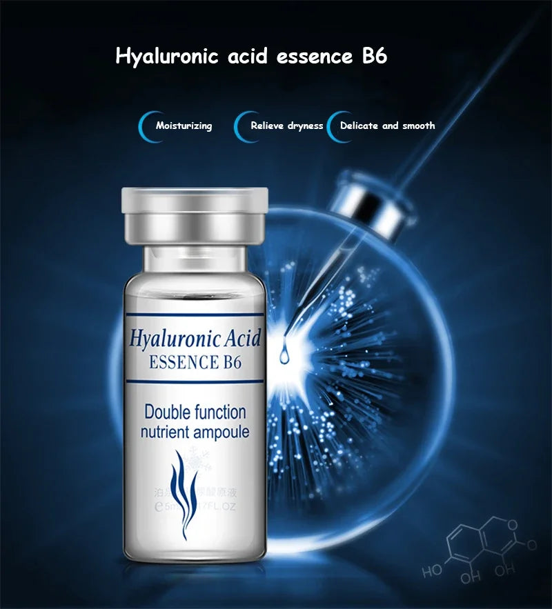 BIOAQUA 10pcs/lot Moisturizing Vitamins Hyaluronic Acid Serum Facial Skin Care Anti Wrinkle Anti Aging Collagen Essence Liquid