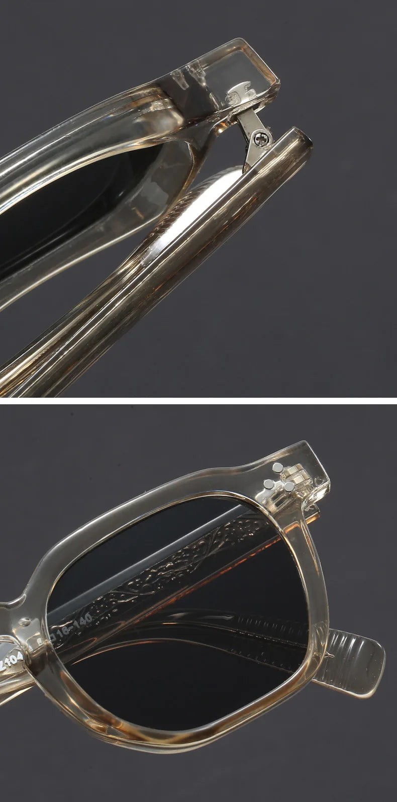 Boho Retro Polarized Sunglasses for Men Frame Polygonal Women's Sunglasses Outdoor High Quality Travel Glasses