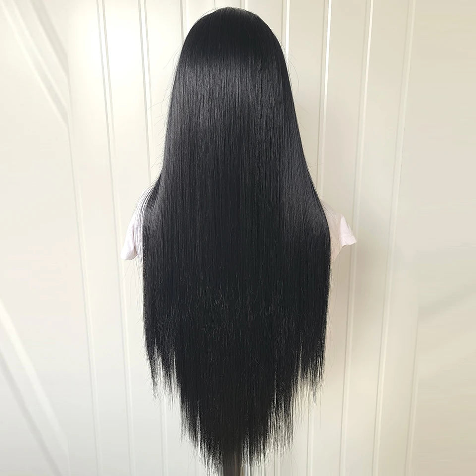 Charisma Synthetic Lace Front Wig Long Silky Straight Hair Heat Resistant Hair Synthetic Wigs For Women Ginger Blonde Wig