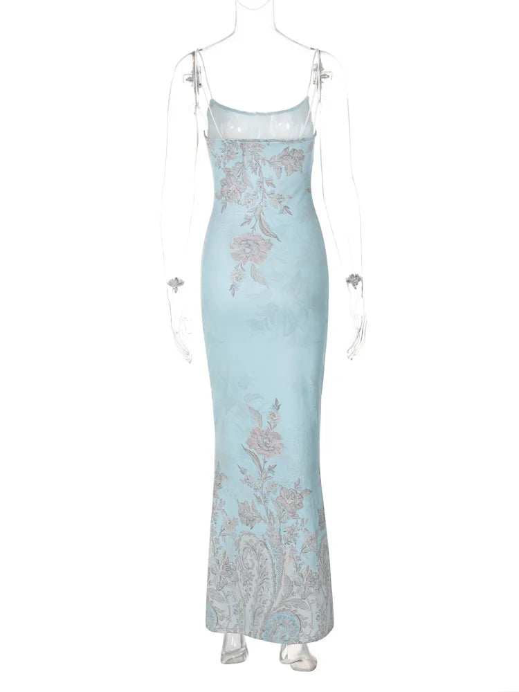 2026 Summer New Dresses For Woman Suspender Sexy Printed Dress Solid Color Backless Bodycon vestidos Package Hip Sleeveless Slim