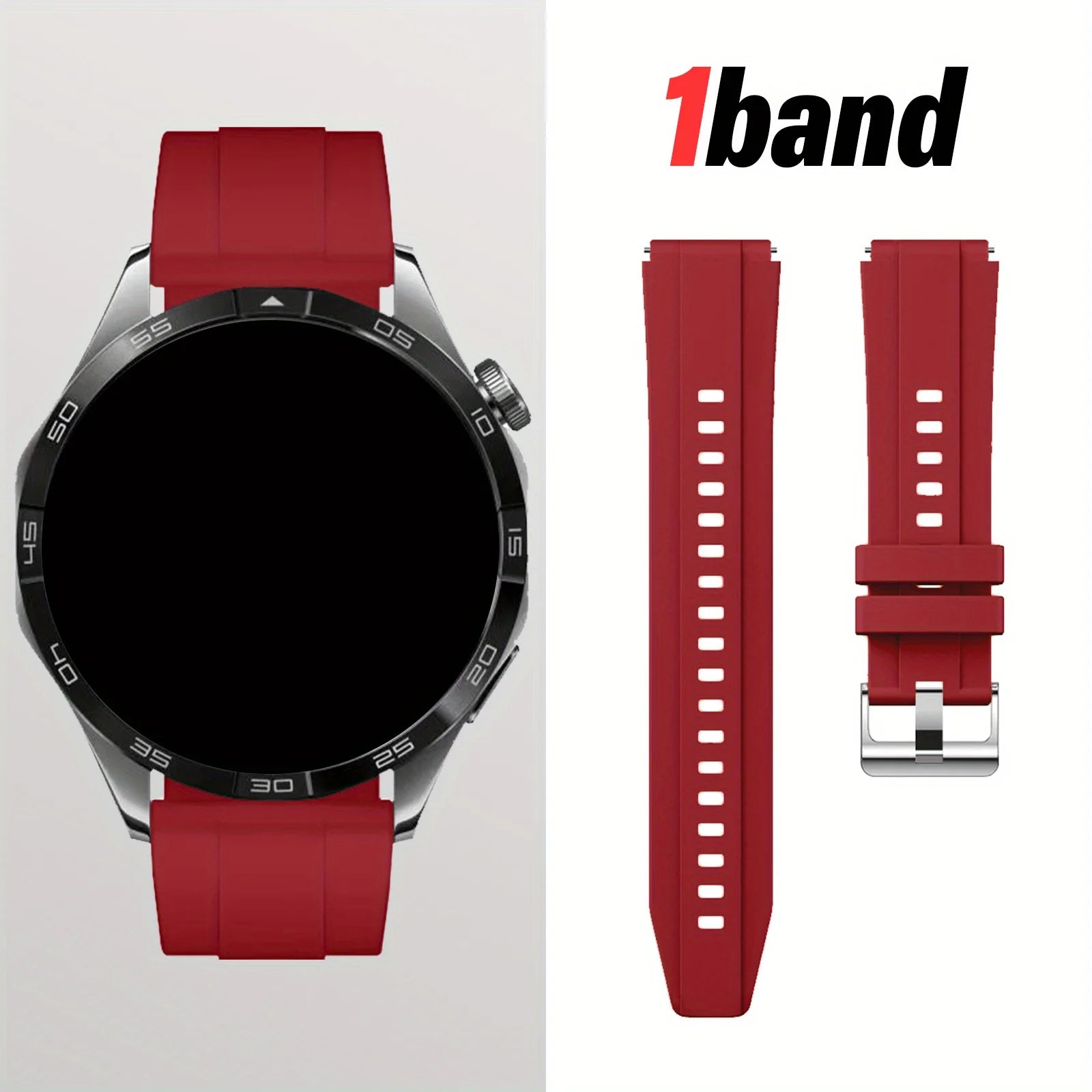 18/22mm Quick-Release Strap for Huawei Watch GT4, Soft Expandable Multi-Color, Minimalist Durable Smartwatch Accessory