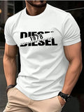 New trendy men's fashion T-shirt, black T-shirt, comfortable summer T-shirt, pure cotton short sleeved T-shirt, 2026 bestseller