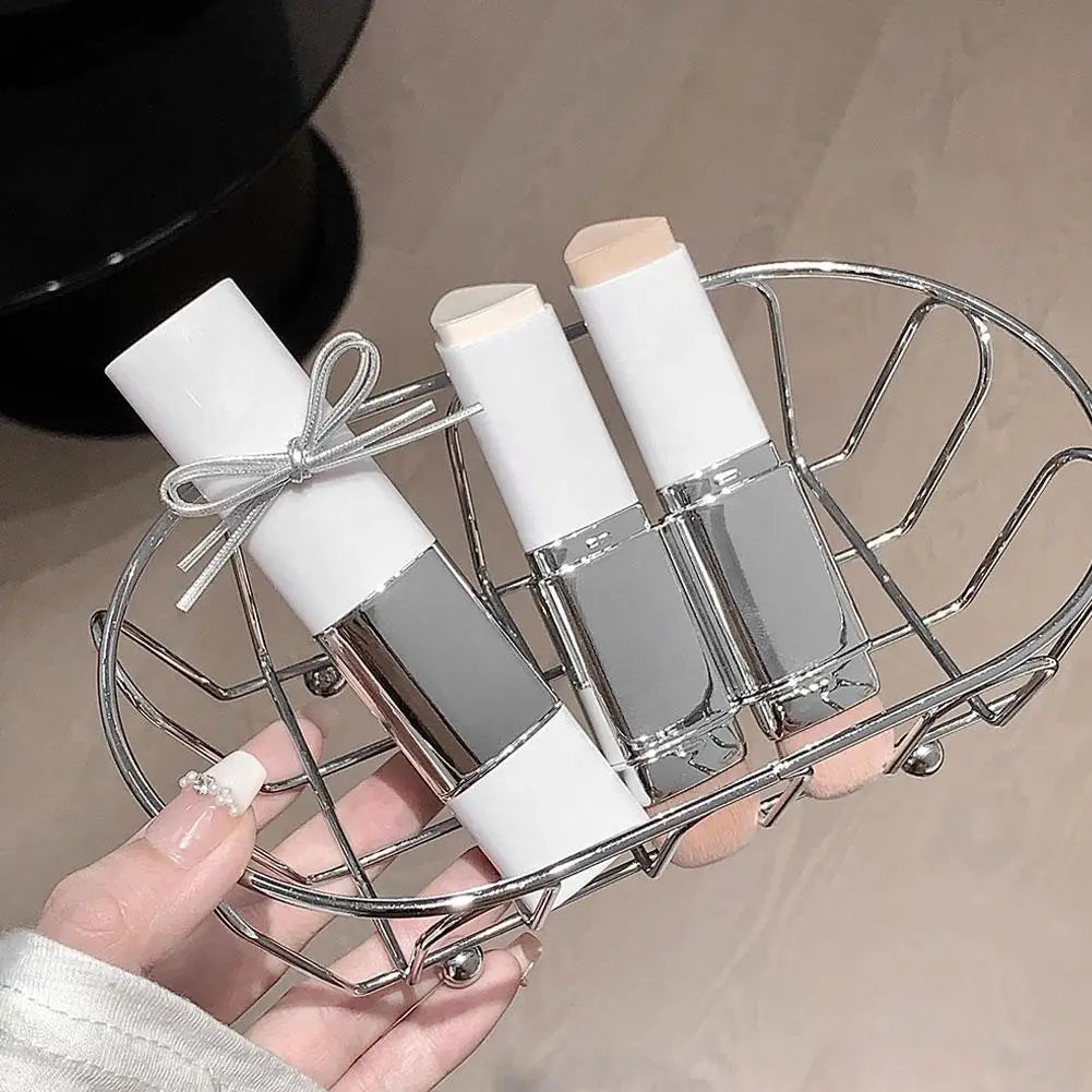 Dual-ended Foundation Stick Natural Matte Ivory White Natural Color Foundation Stick Even Out Skin Tone Provides Spot Foundation