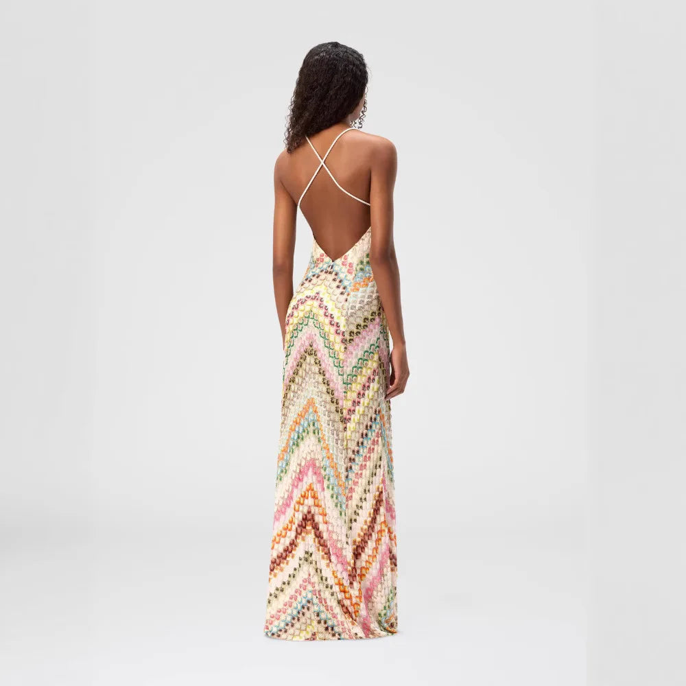 2026 New Style Dress Patchwork Long Gown Sexy Strap Dress Handmade Crochet Chic Woman 2025 Summer Dress Robe Vestido Women
