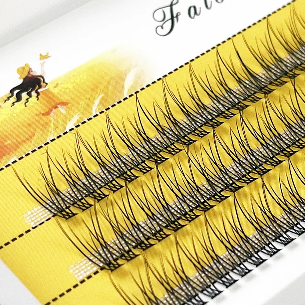 40/30/20D Cluster Eyelash Extension 1Box/60 Bundle Natural Thick Mink Lashes Russian Individual Eyelash bunches Wholesale Cilia