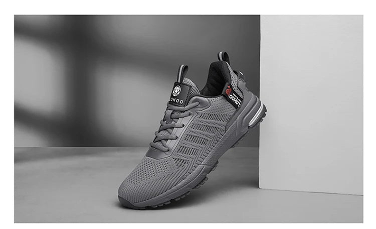 CLOHOO Mesh Upgraded Thick Bottom Foam Sports Casual Shoes Breathable Wear-Resistant Comfortable Footwear for Active Lifestyle