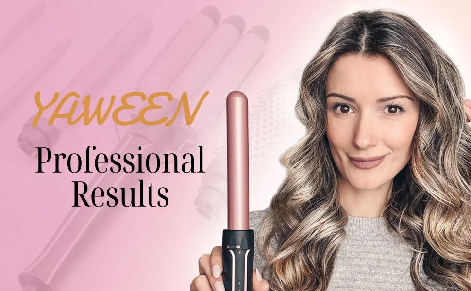 Curling Iron Set 6-in-1 Hair Curler with 3 Barrel Hair Crimper, Hair Straightener - Waver Heating Styling Tools for Women