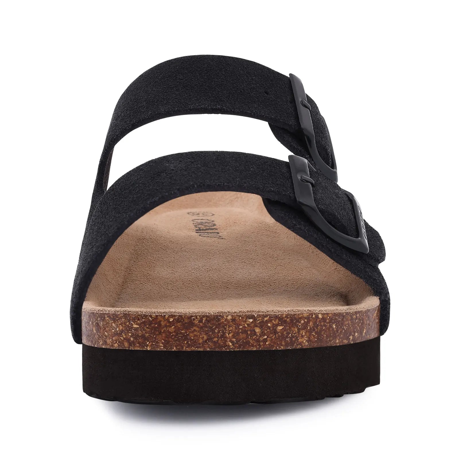 Bebealy Women's Cork Footbed Slide Men Sandal Summer Outdoor Sandals With Adjustable Buckle Beach Sandals Vacation Pool Sandals