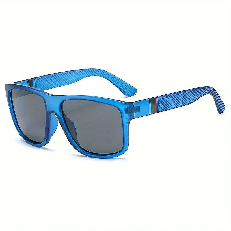 Fashion Square Polarized Sunglasses Men Vintage Plastic Male Sun Glasses Women Stylish Black Sport Shades UV400