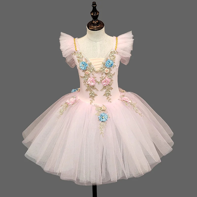 Children's Ballet Skirt, Girls' Dance Skirt, Ballet Performer Clothing, Children's Dance Skirt, Stage Performance Group Clothing
