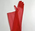 New Year Bar DS Performance Costume Sexy Gogo Leader Outfit Retro Red Black Splittytying Flag Robe Women's Stage Costume