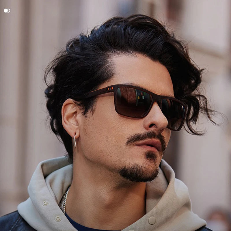 2024 Luxury Brand Polarized Sunglasses Men High-End Outdoor Glasses Fashion Square Driving Eyewear Travel Sun Glasses Uv400