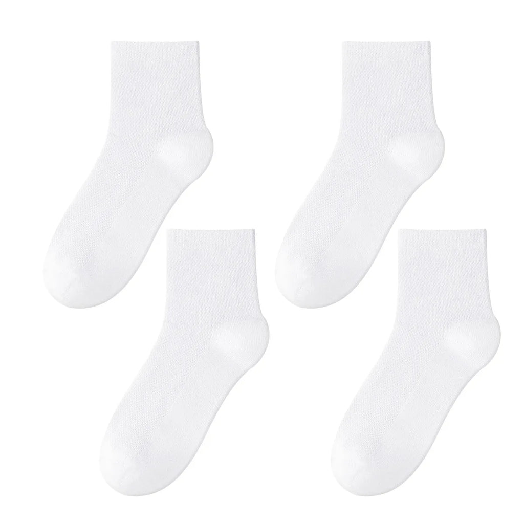Children's Pure Cotton Mesh Boneless Summer Thin Ankle Socks OEKO-TEX Certified Safe for Kids Boys and Girls for School and Home