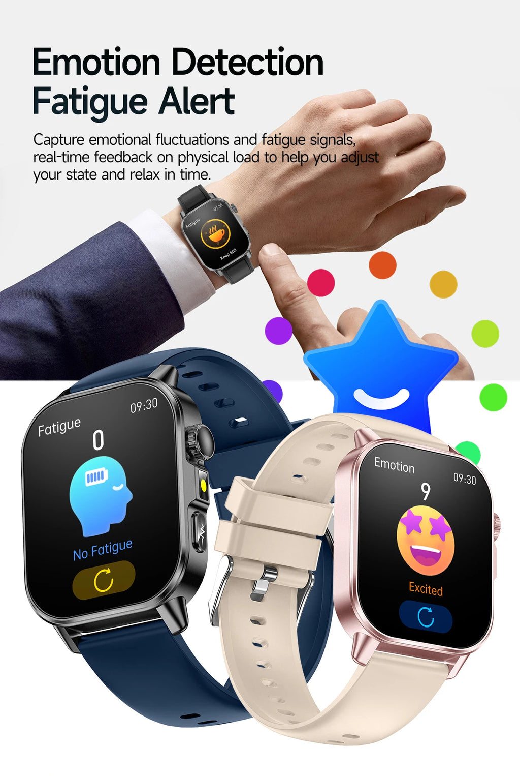 2026 New ECG+PPG Healthy Diagnose Smart Watch Men Body analysis Blood Pressure Lipid Uric Acid Women's Health Tracker Smartwatch