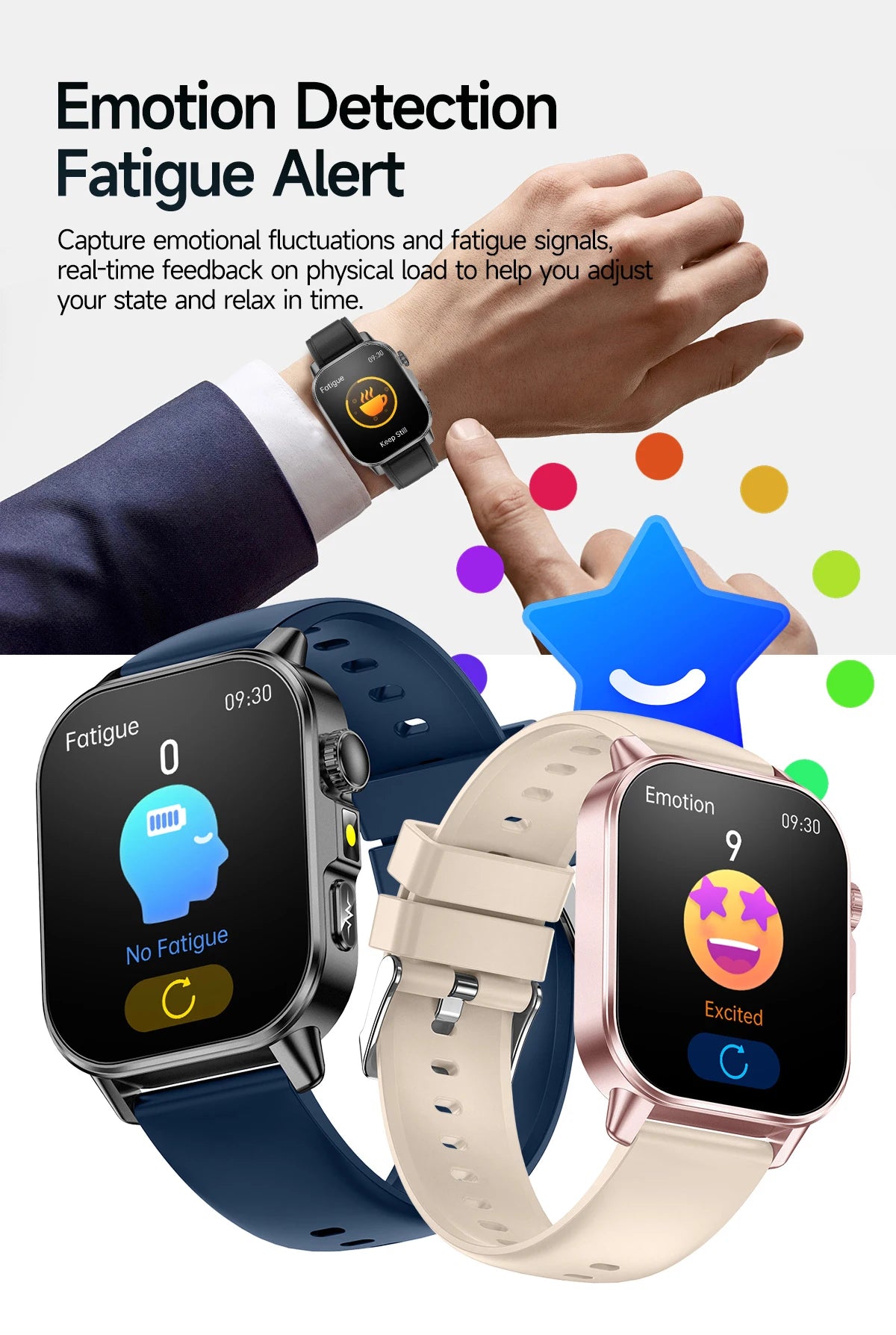2026 New ECG+PPG Healthy Diagnose Smart Watch Men Body analysis Blood Pressure Lipid Uric Acid Women's Health Tracker Smartwatch